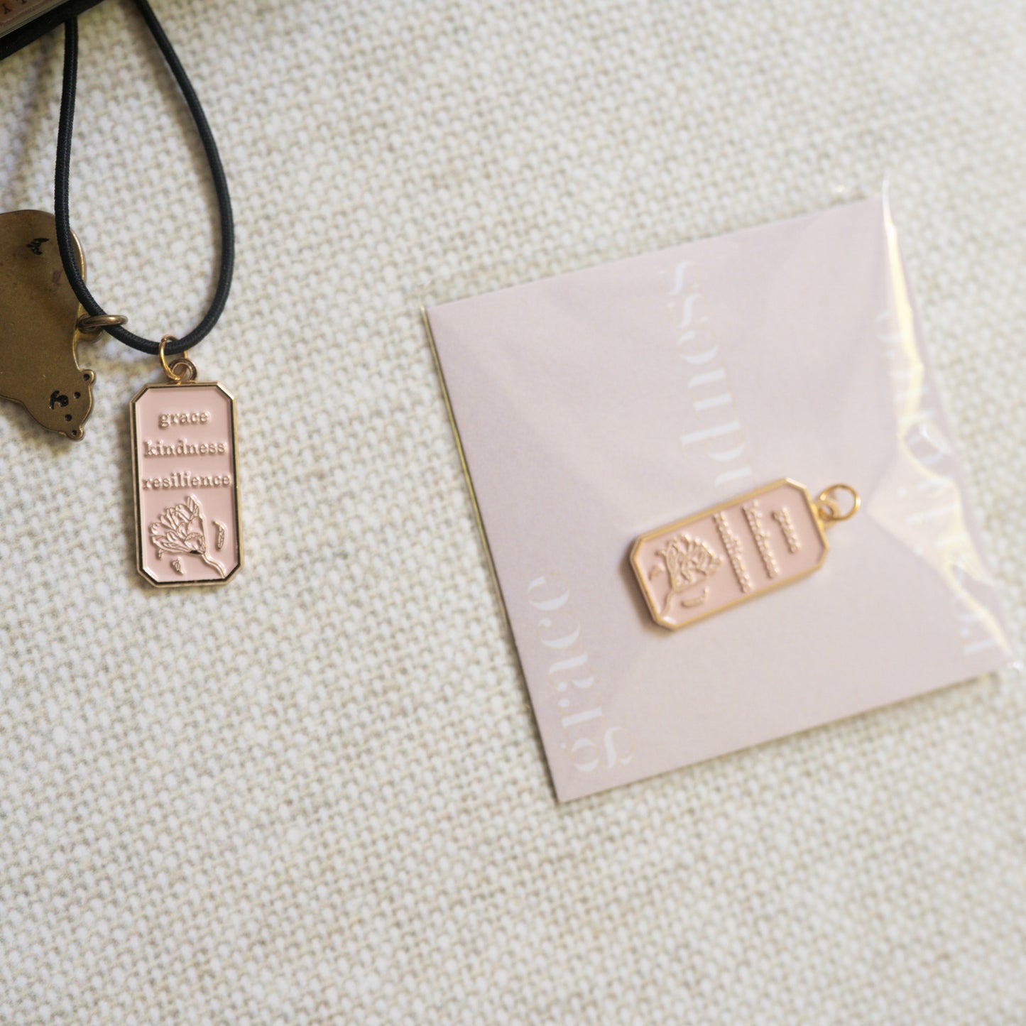 Words of the day enamel planner tag