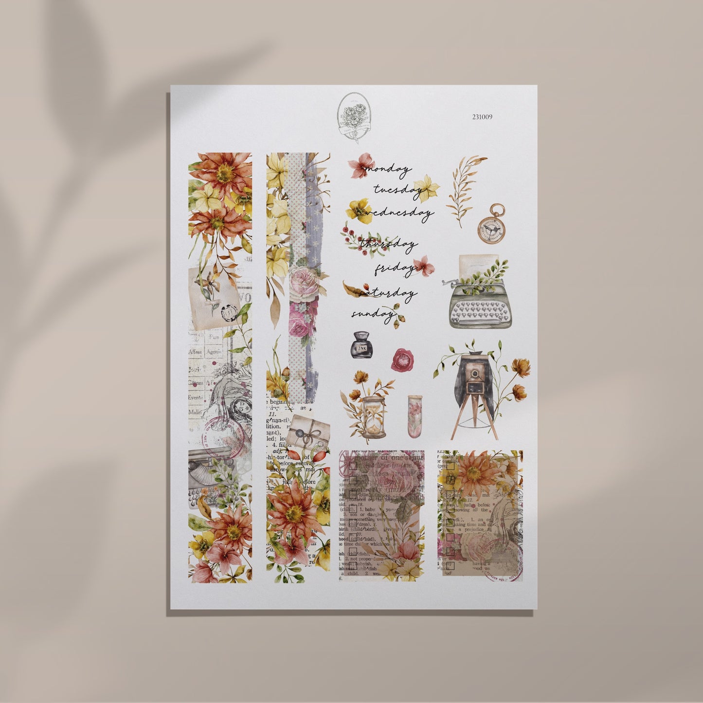 The bronze fruits and the rain - Journal Kit