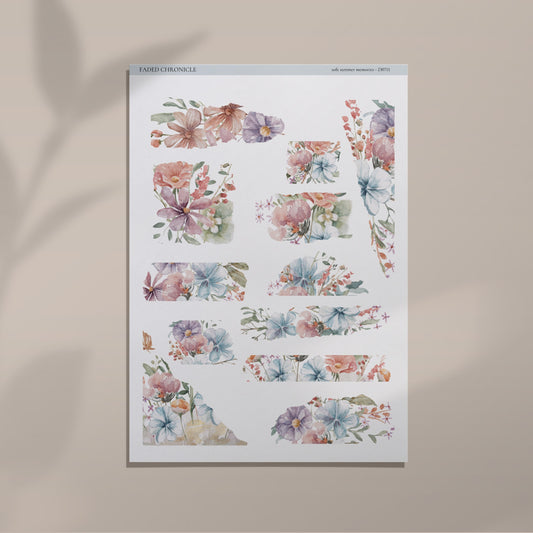 Soft Summer Memories - Torn Paper #1