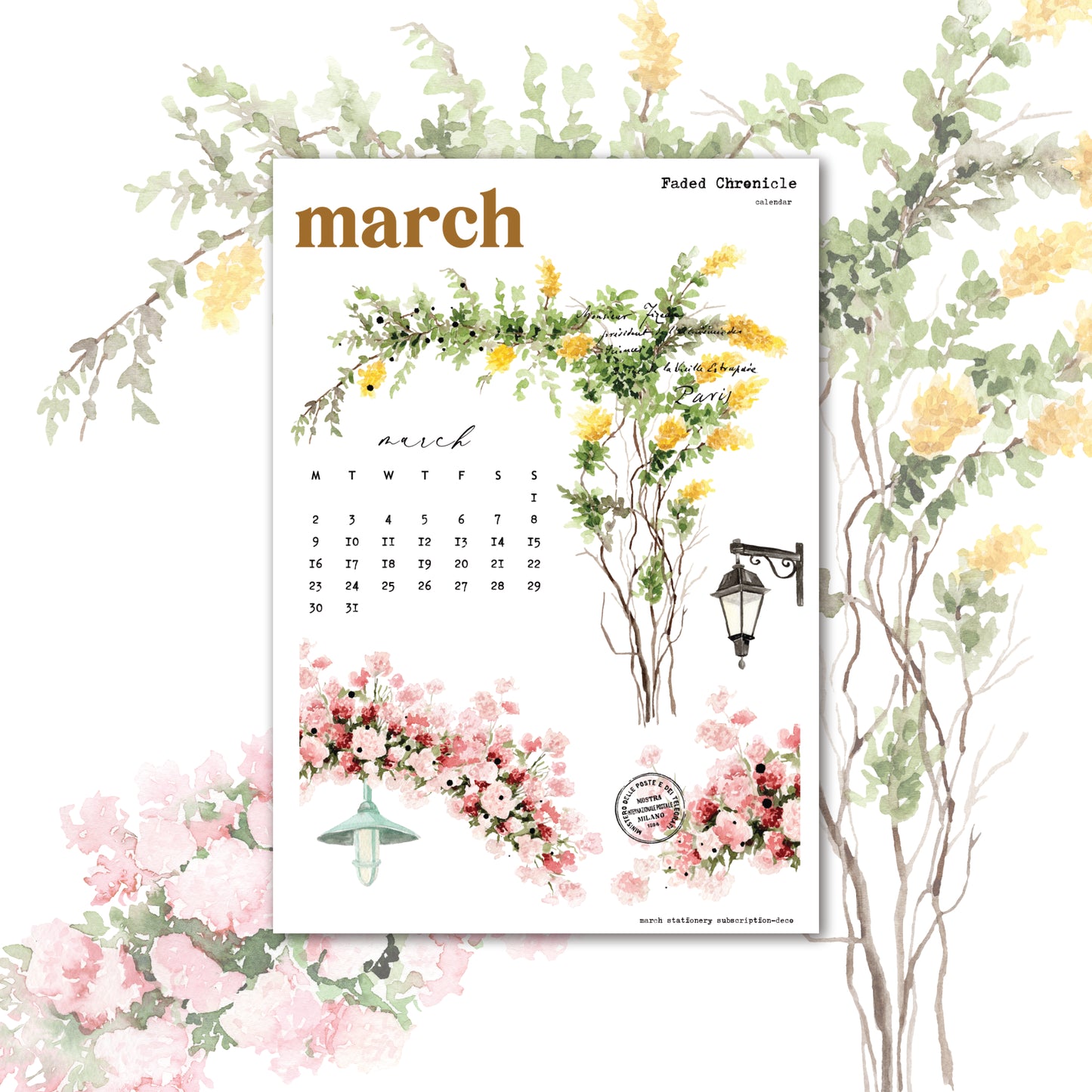 2026 March Kit Extra - Calendar