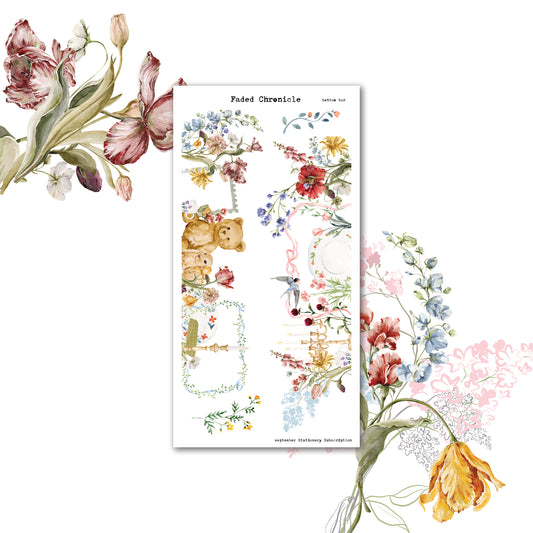 2025 September Stationery Kit Extra - Bottom Bar