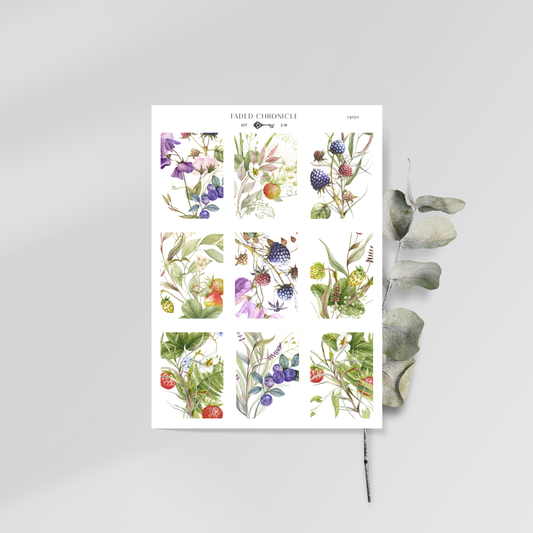 The Sound Of A Summer Garden - Berry And Flower Full Box (1.25" Wide)