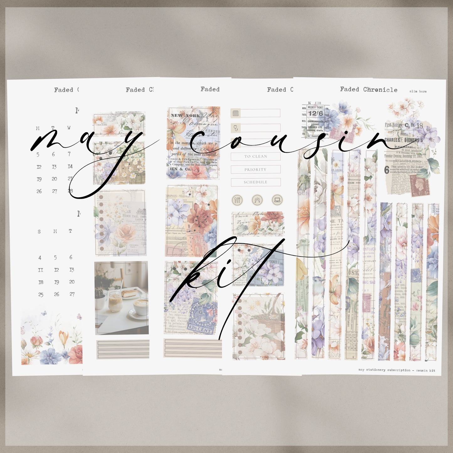 May Stationery Kit Extra - Hobo Cousin Kit