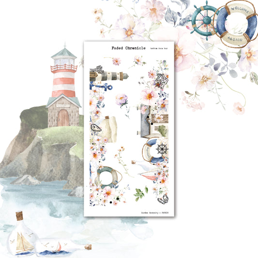 Marine Serenity - Bottom Bar (Gold Foil)