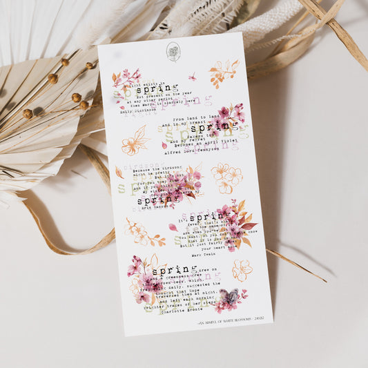 An Armful Of White Blossoms - Vintage Scripts