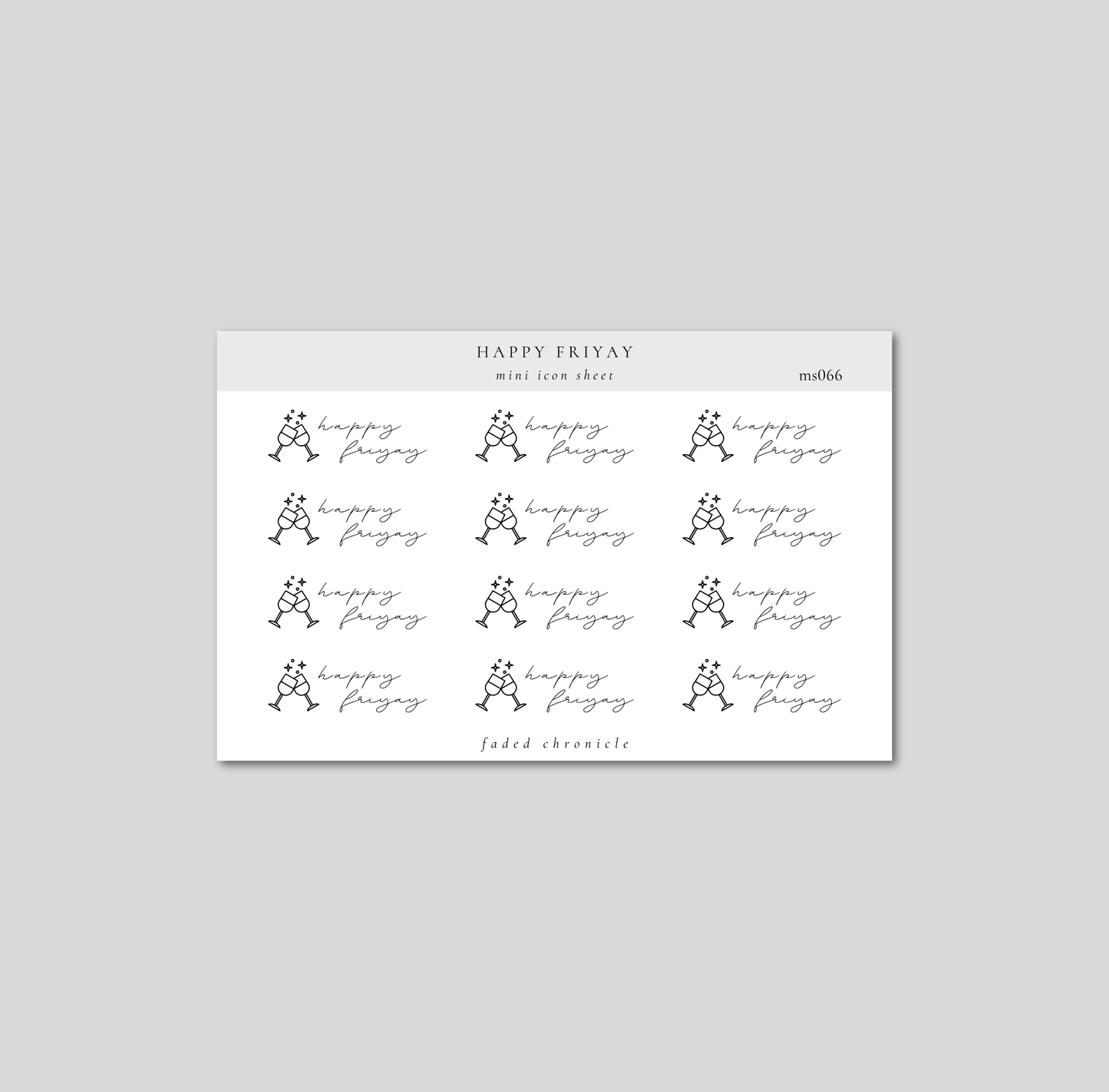 minimal scripts - HAPPY FRIYAY