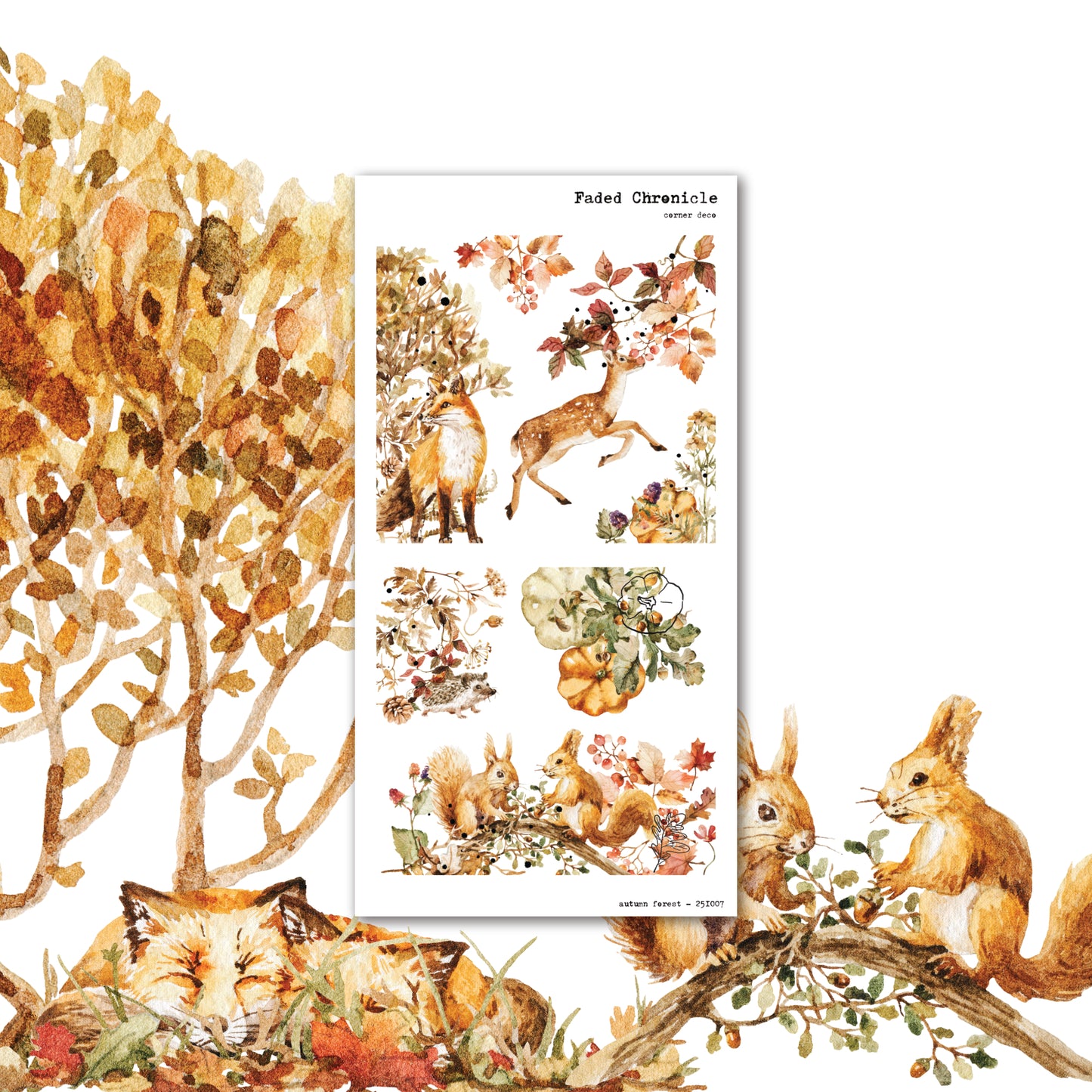 Autumn Forest - Corner Sheet
