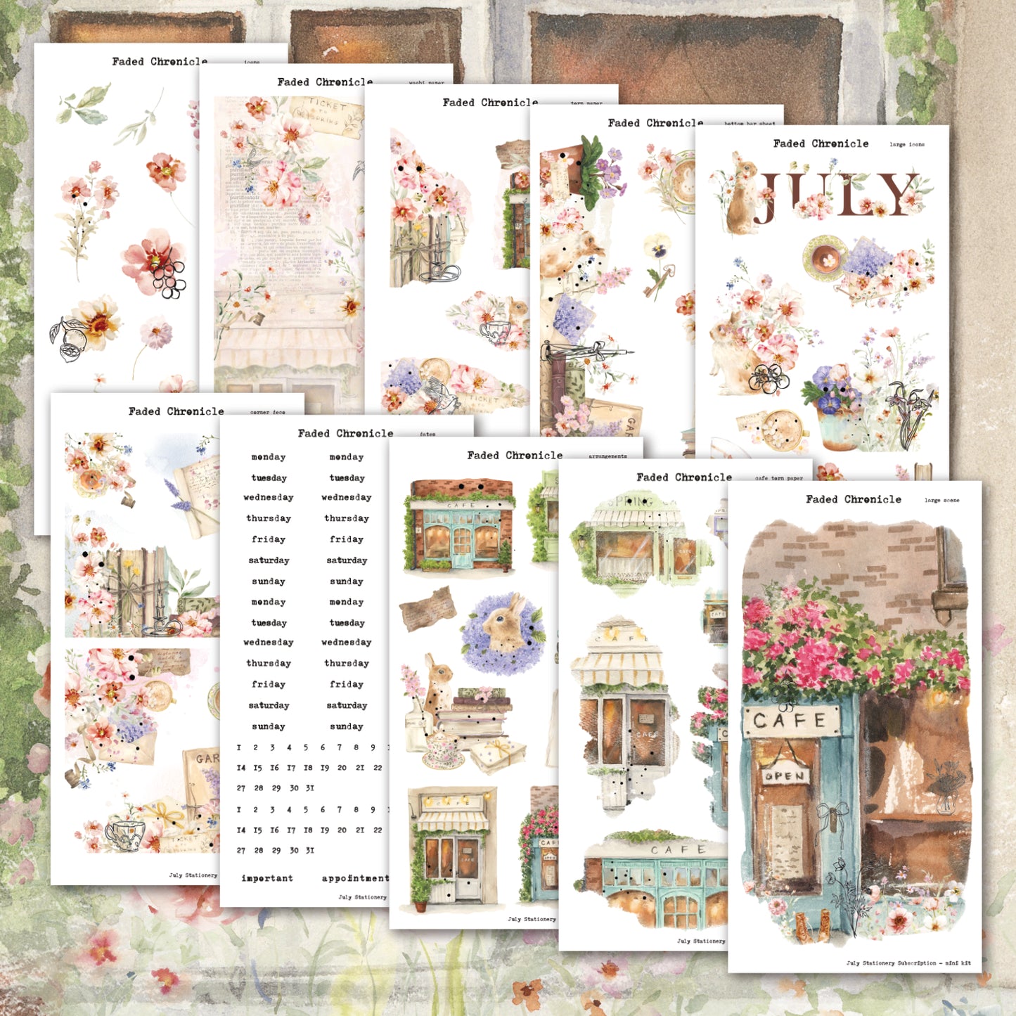 2025 July Stationery Kit Extra - Deluxe Kit