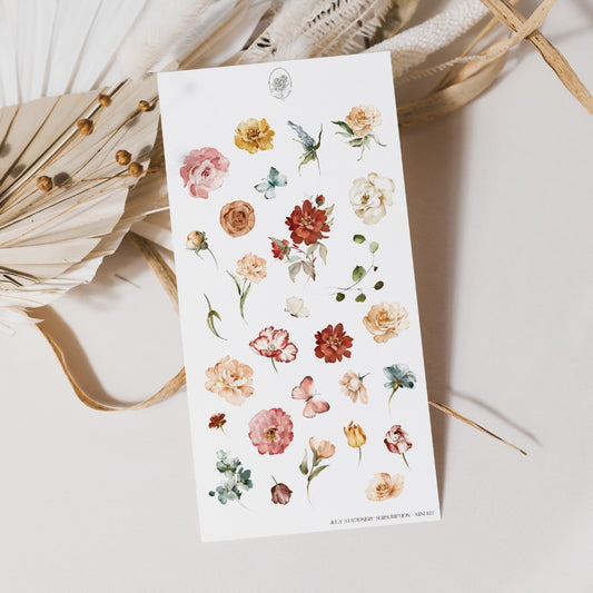 July Stationery Kit Extra - small icons