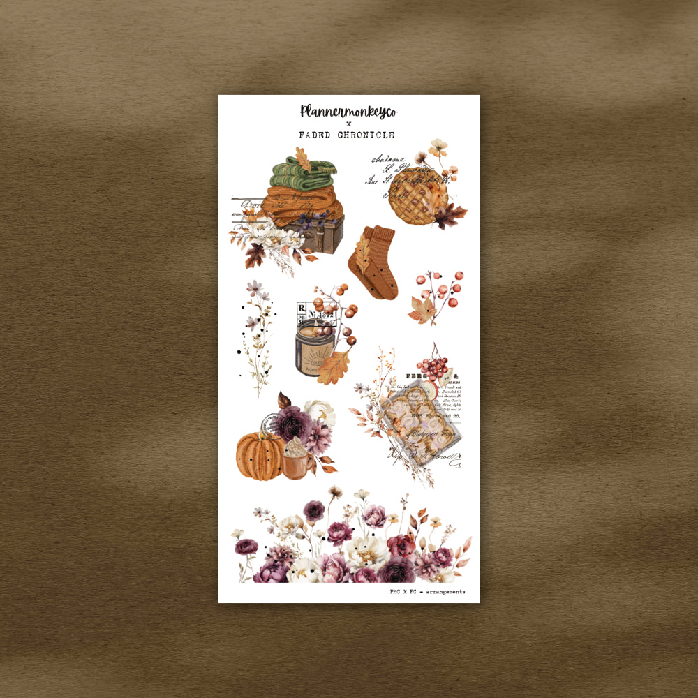 PMC X FC - COZY FALL ARRANGEMENTS (ROSE GOLD FOIL)