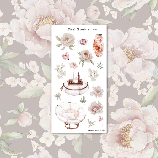Romantic Peony - Small Icons