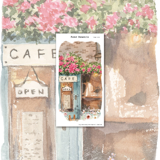 July Stationery Kit Extra - Large Scene (Gold Foil)