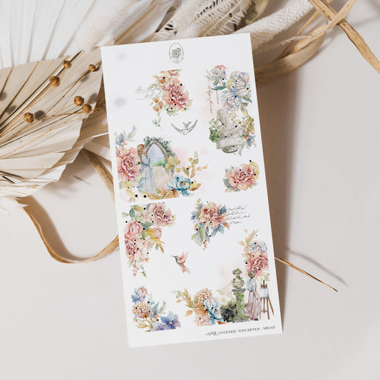 April Stationery Kit Extra - Corner (Rose Gold Foil)