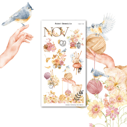 2025 November Stationery Kit Extra - Large Icons