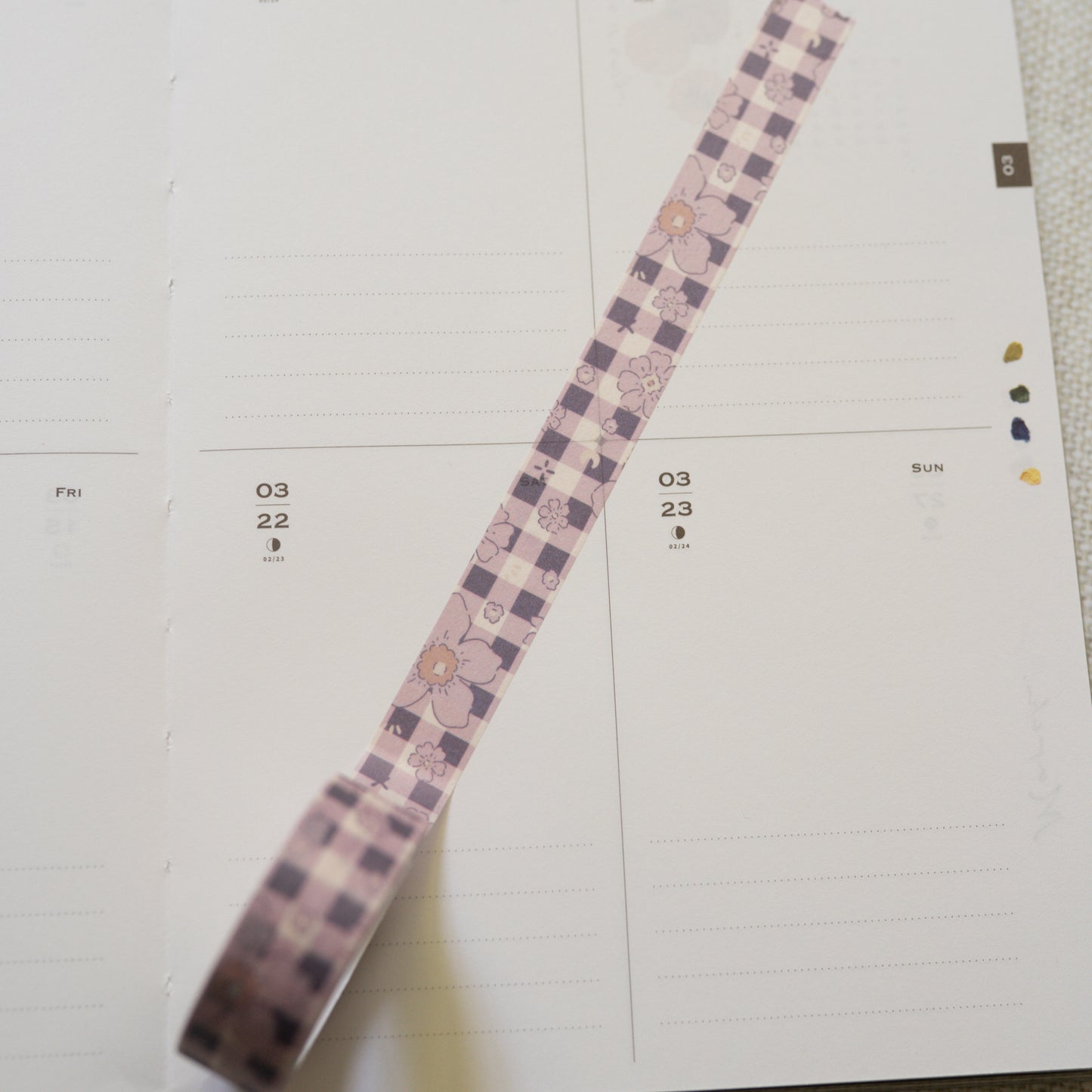 Tiny joy - gingham washi tape 15mm
