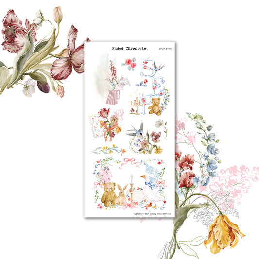 2025 September Stationery Kit Extra - Large Icons