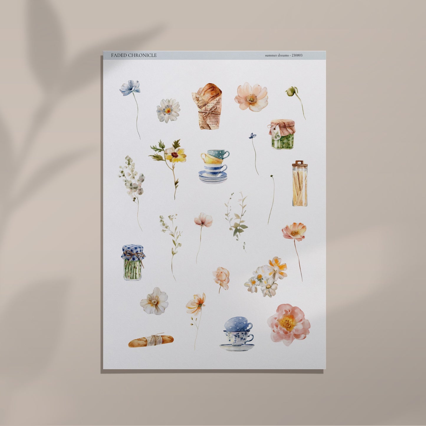 Sweet Dreams - Small Icon (Pink And Yellow Flowers)