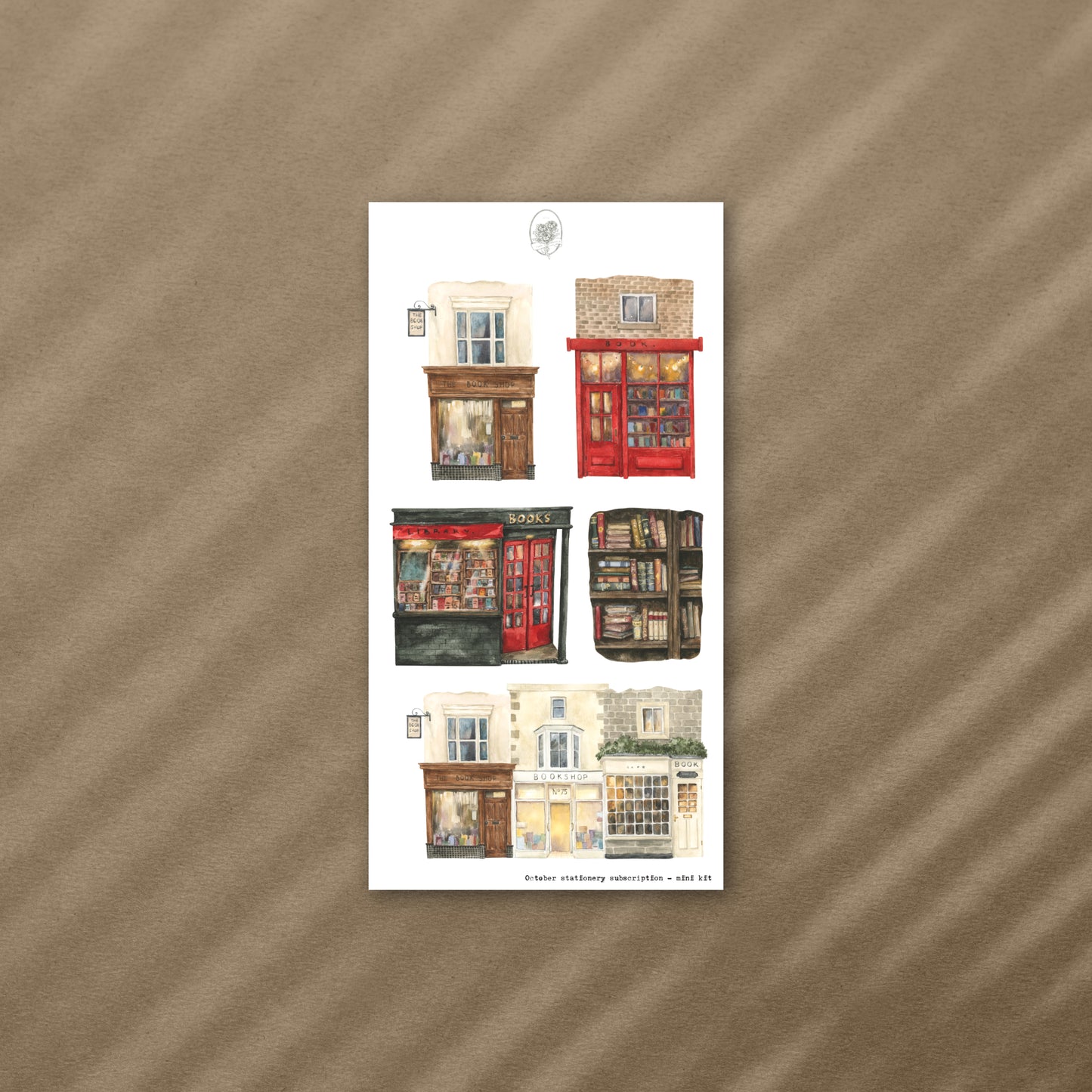 November Stationery Kit Extra - house