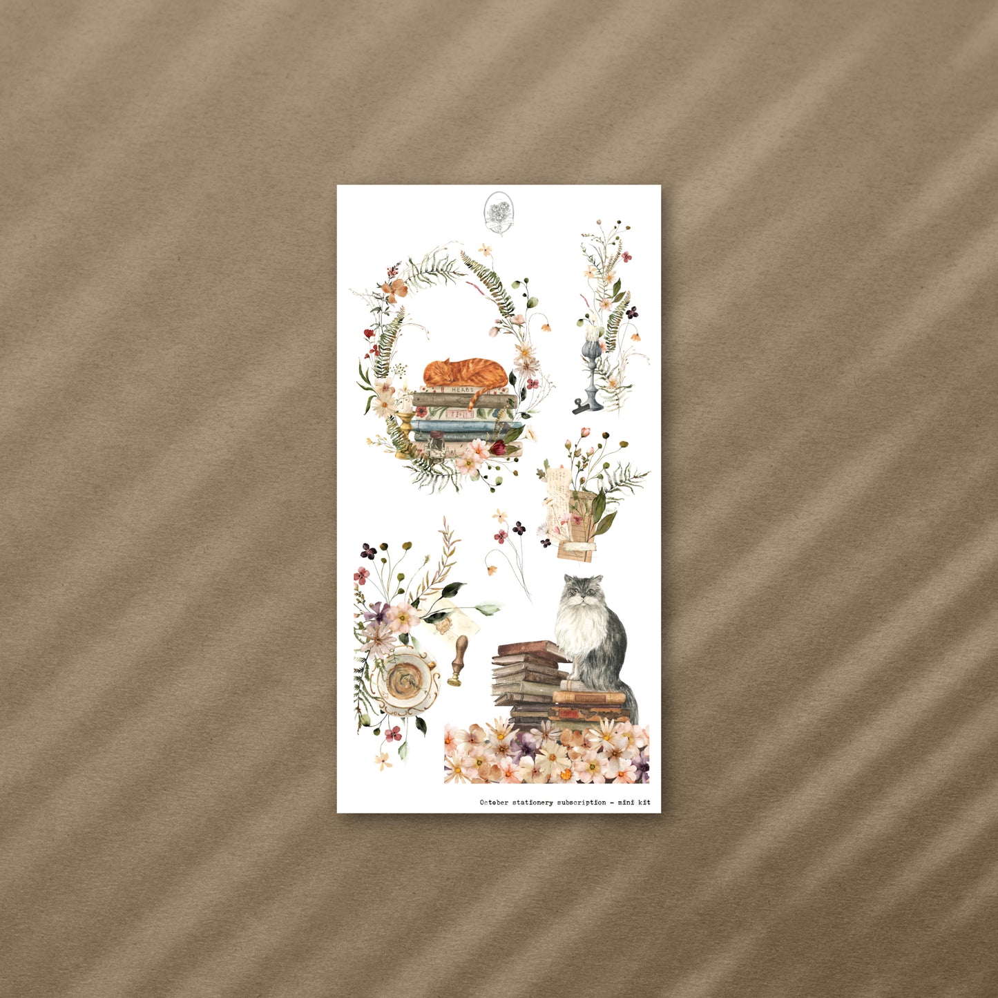 November Stationery Kit Extra - Arrangements (Rose Gold Foil)