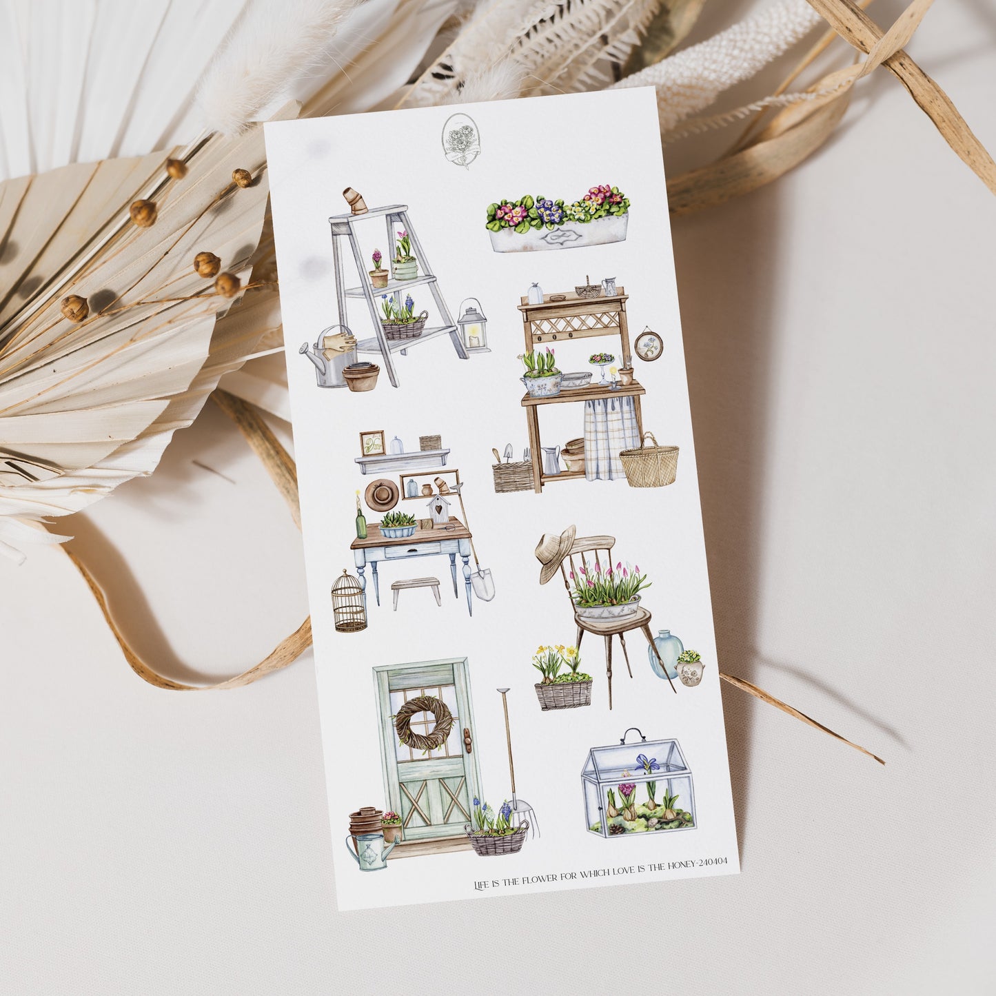 Life is the flower for which love is the honey - Cottage Icons