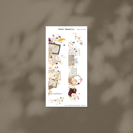 March Stationery Kit Extra - Bottom Bar (Gold Foil)