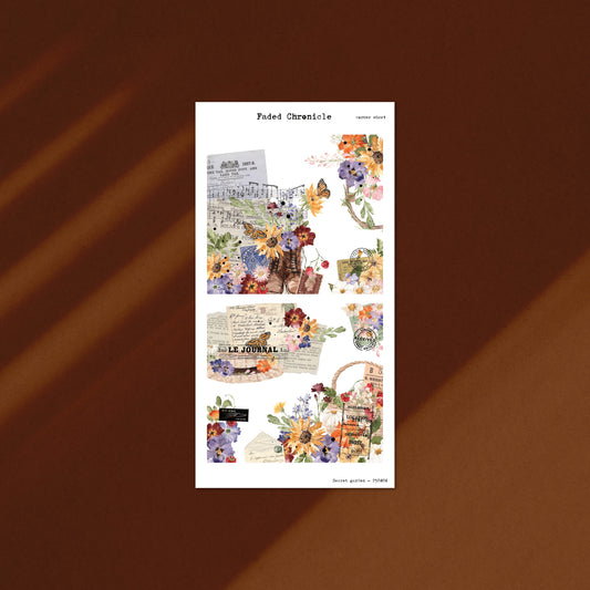 Secret Garden - Deco Corner Sheet (Gold Foil)