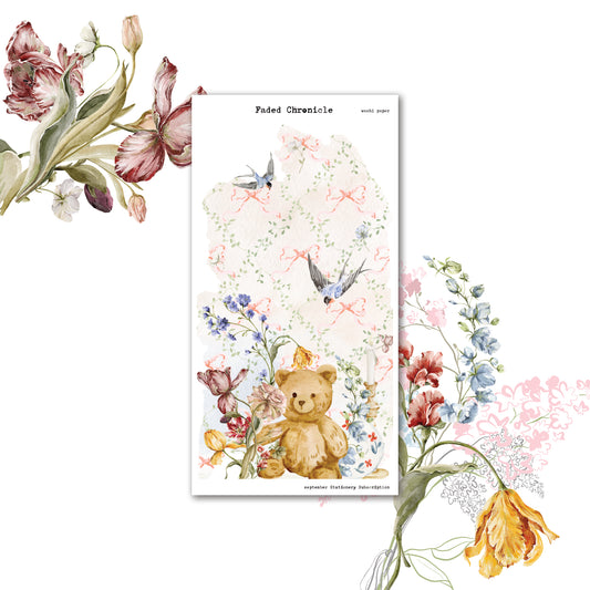 2025 September Stationery Kit Extra - Washi Paper