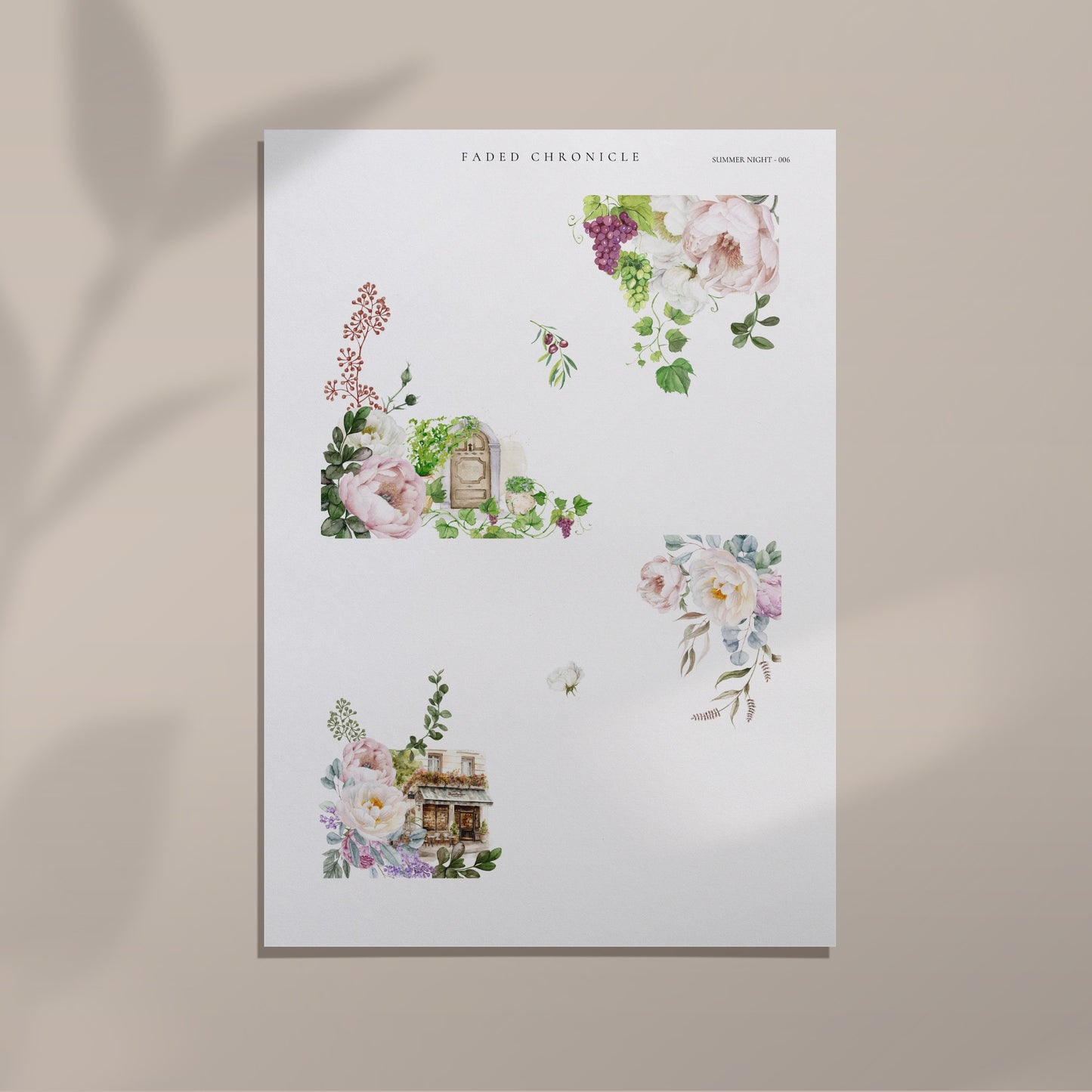 Summer Night - Corner (door and cafe)