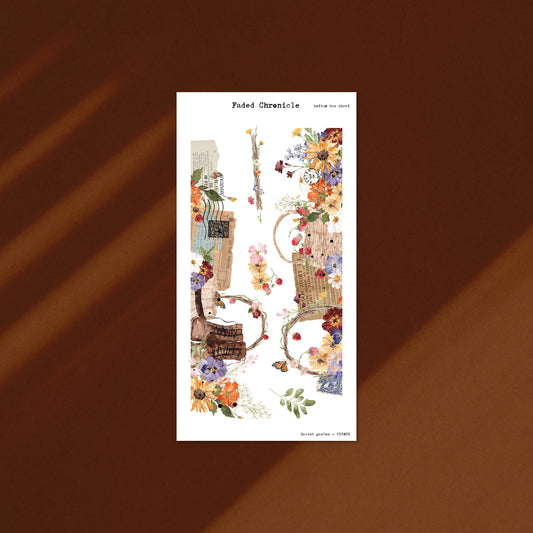 Secret Garden - Bottom deco Bar (Gold Foil)