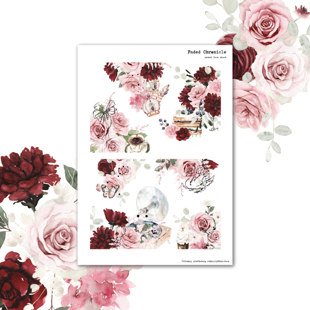 2026 February Kit Extra - Corner Deco sheet