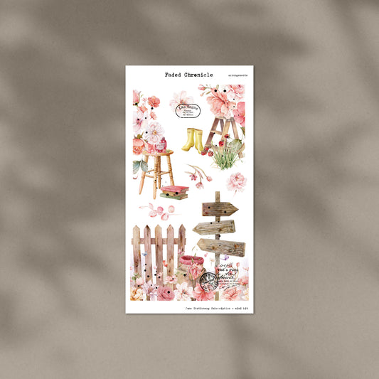 June Stationery Kit Extra - Arrangements (Gold Foil)