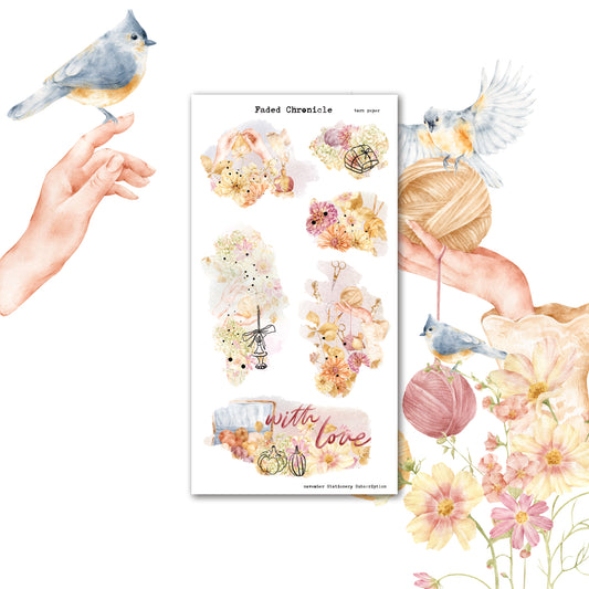 2025 November Stationery Kit Extra - Torn Paper