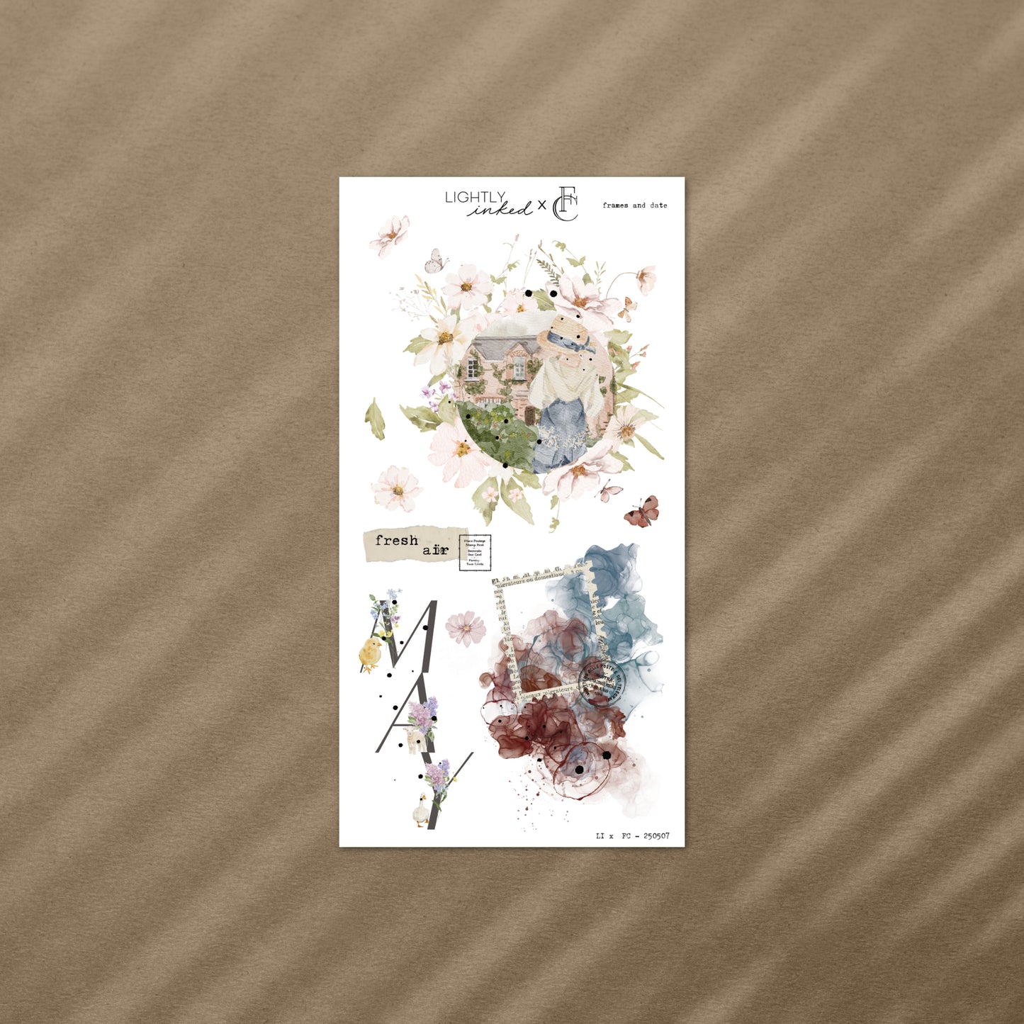 Our Favourite Things - Frame and Date (Gold Foil)