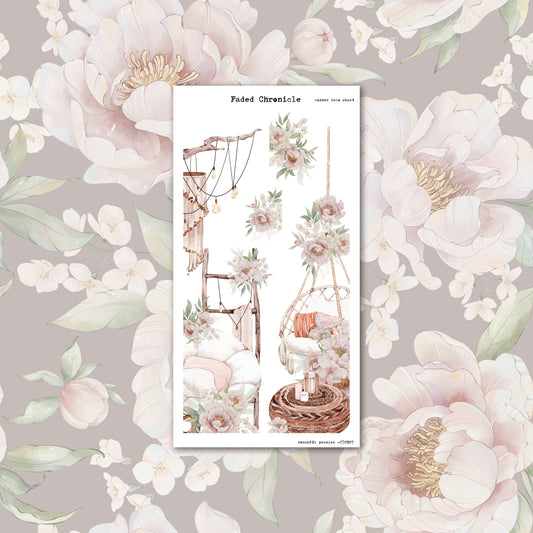 Romantic Peony - Deco Corner Sheet