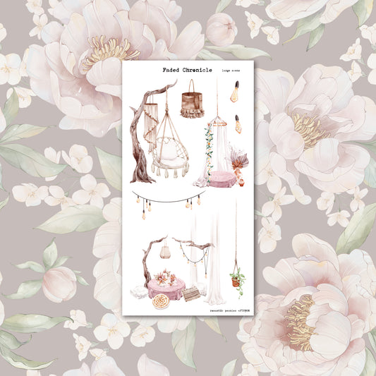 Romantic Peony - Large Scene