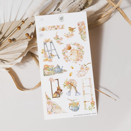 May Stationery Kit Extra - Journal page (Rose gold foil)