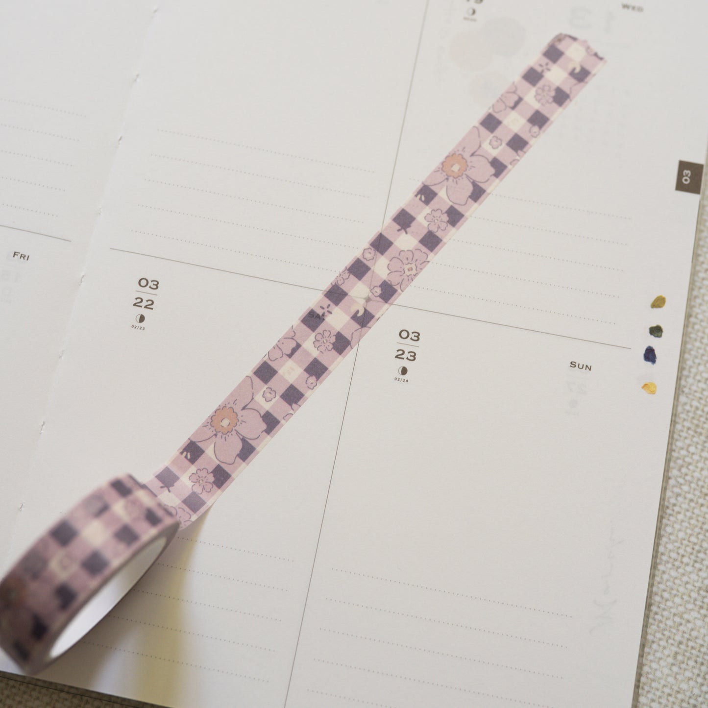 Tiny joy - gingham washi tape 15mm