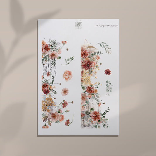 Full Of Gorgeous Life - Side Bar Sheet With Scripts