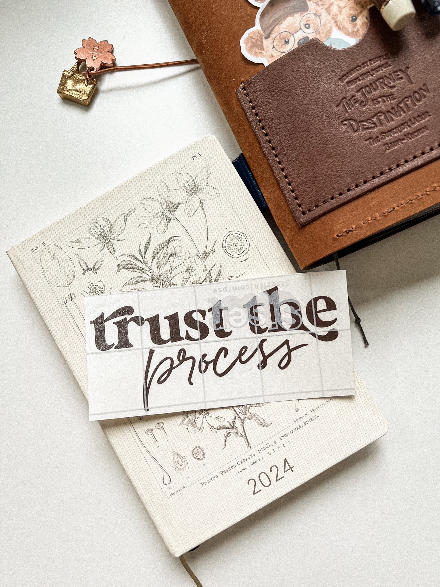 "Trust the process" Vinyl sticker