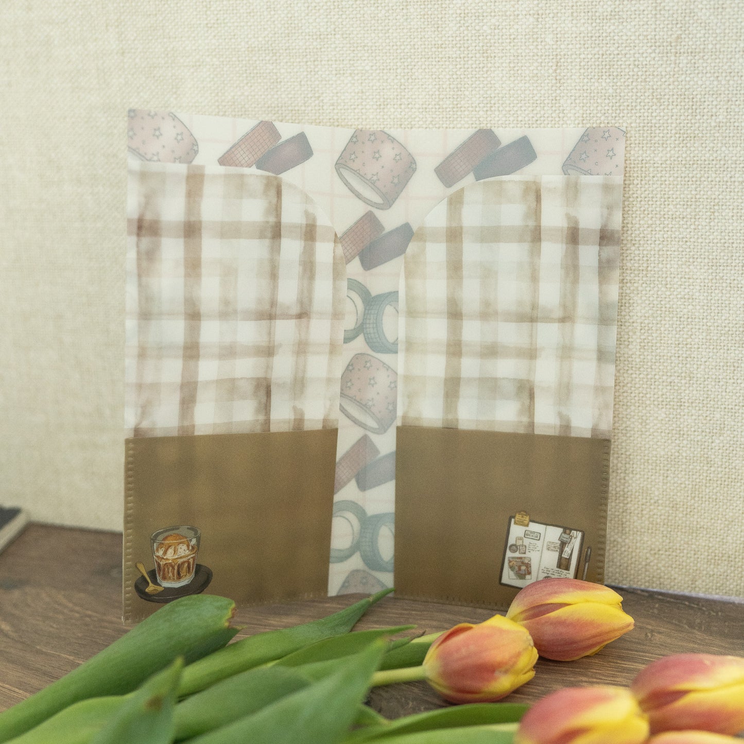 Washi Tape Love File Folder - Standard TN size
