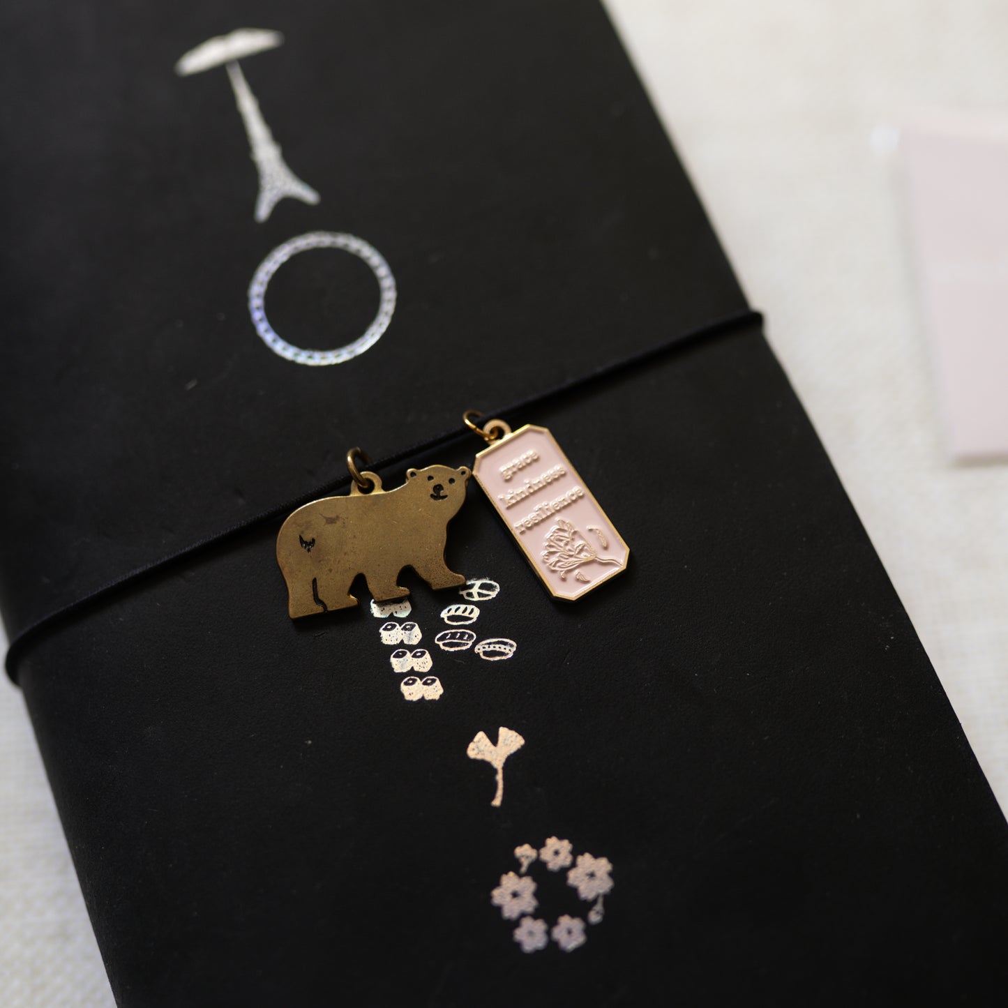 Words of the day enamel planner tag