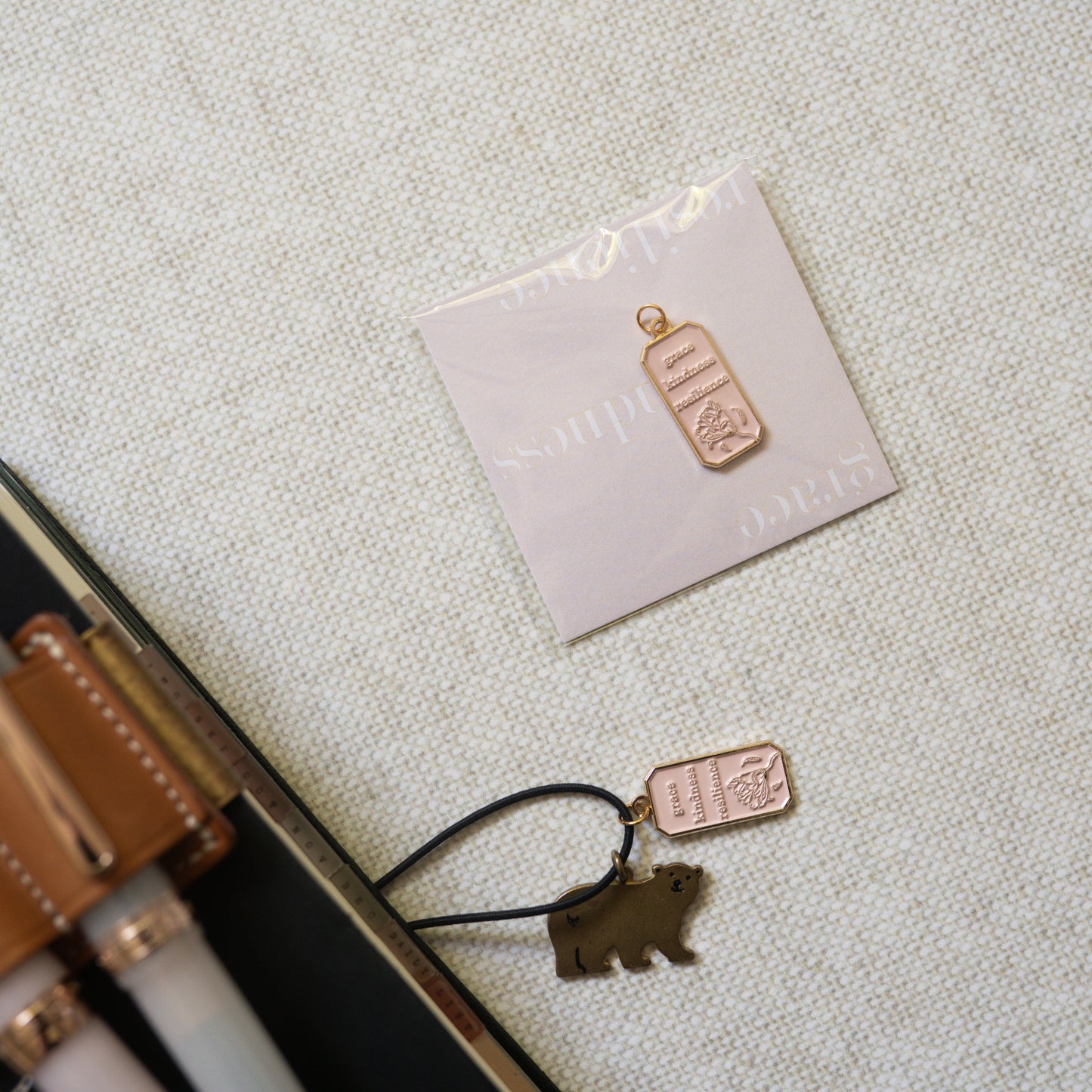 Words of the day enamel planner tag