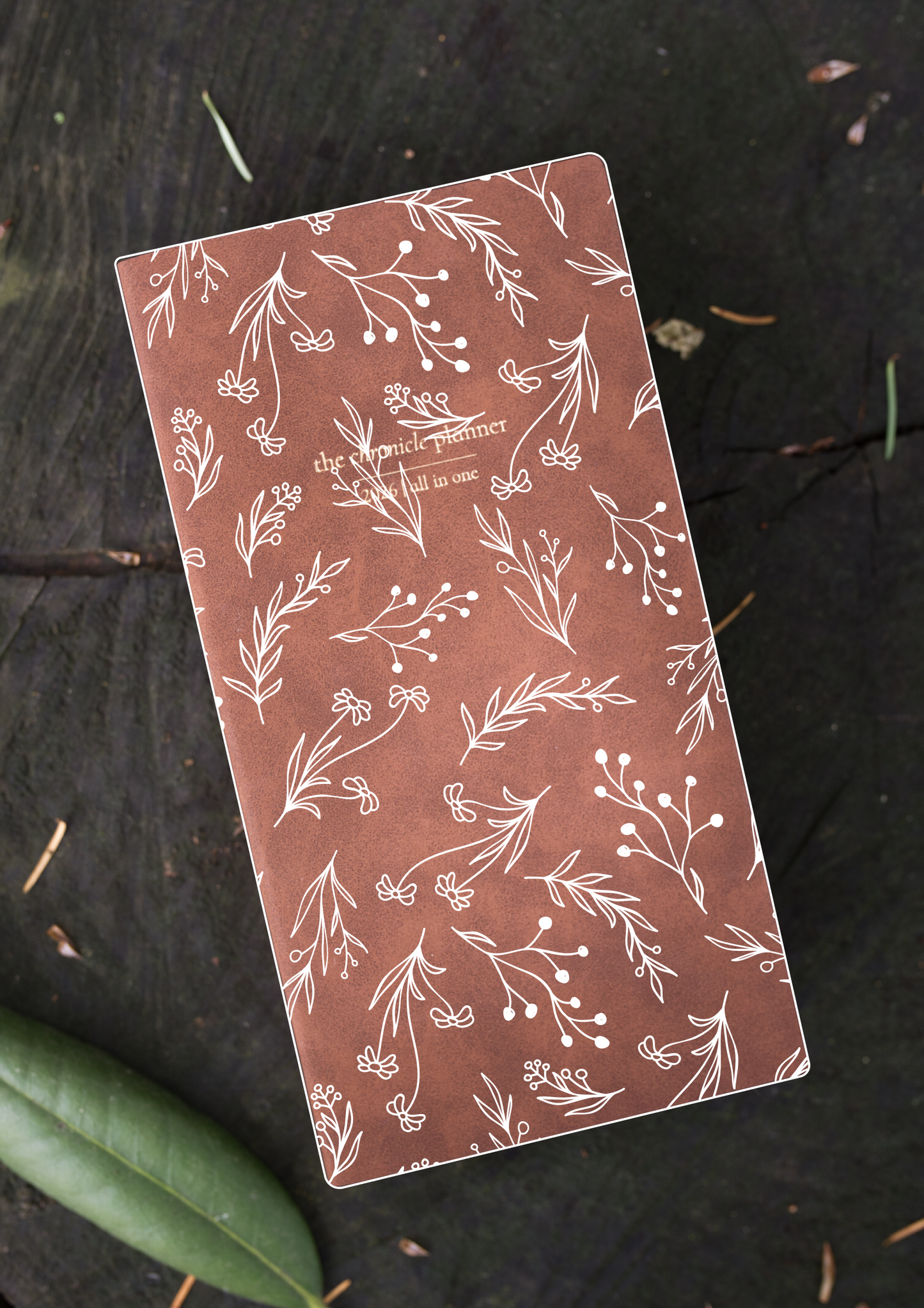 Faded Chronicle X CatspressoCo - TN White Floral PVC Cover