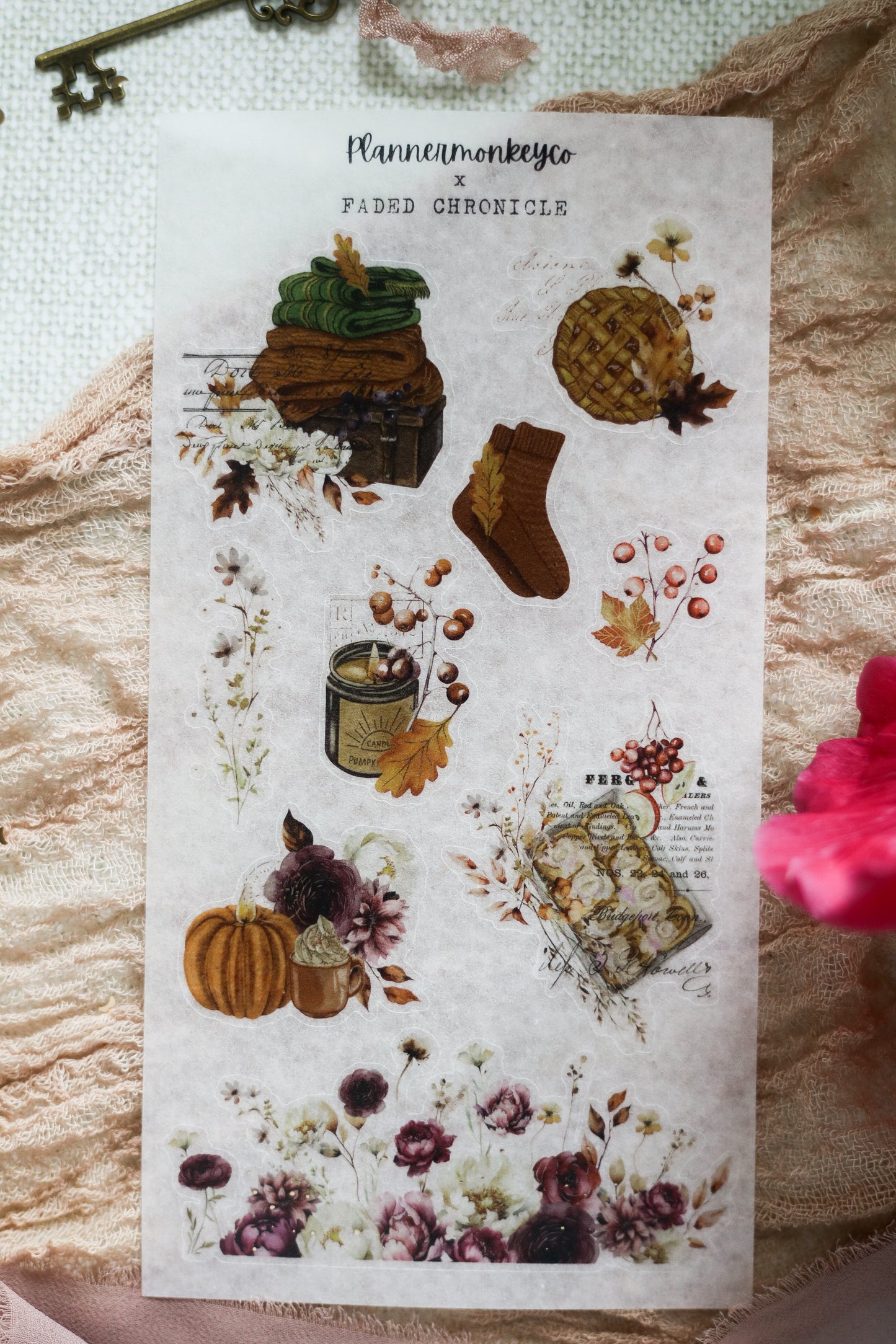 PMC X FC - COZY FALL ARRANGEMENTS (ROSE GOLD FOIL)