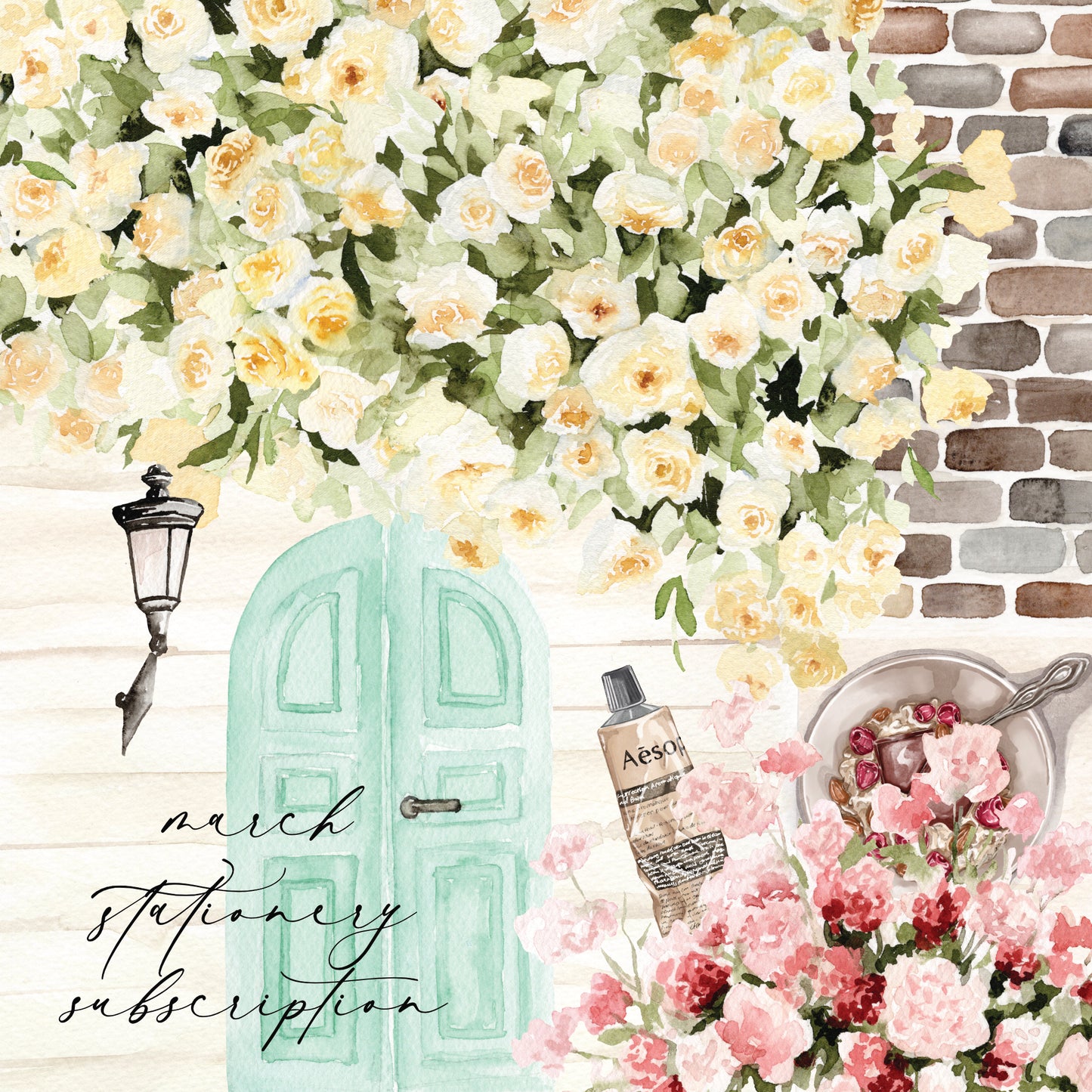 Monthly Stationery Sticker Kit