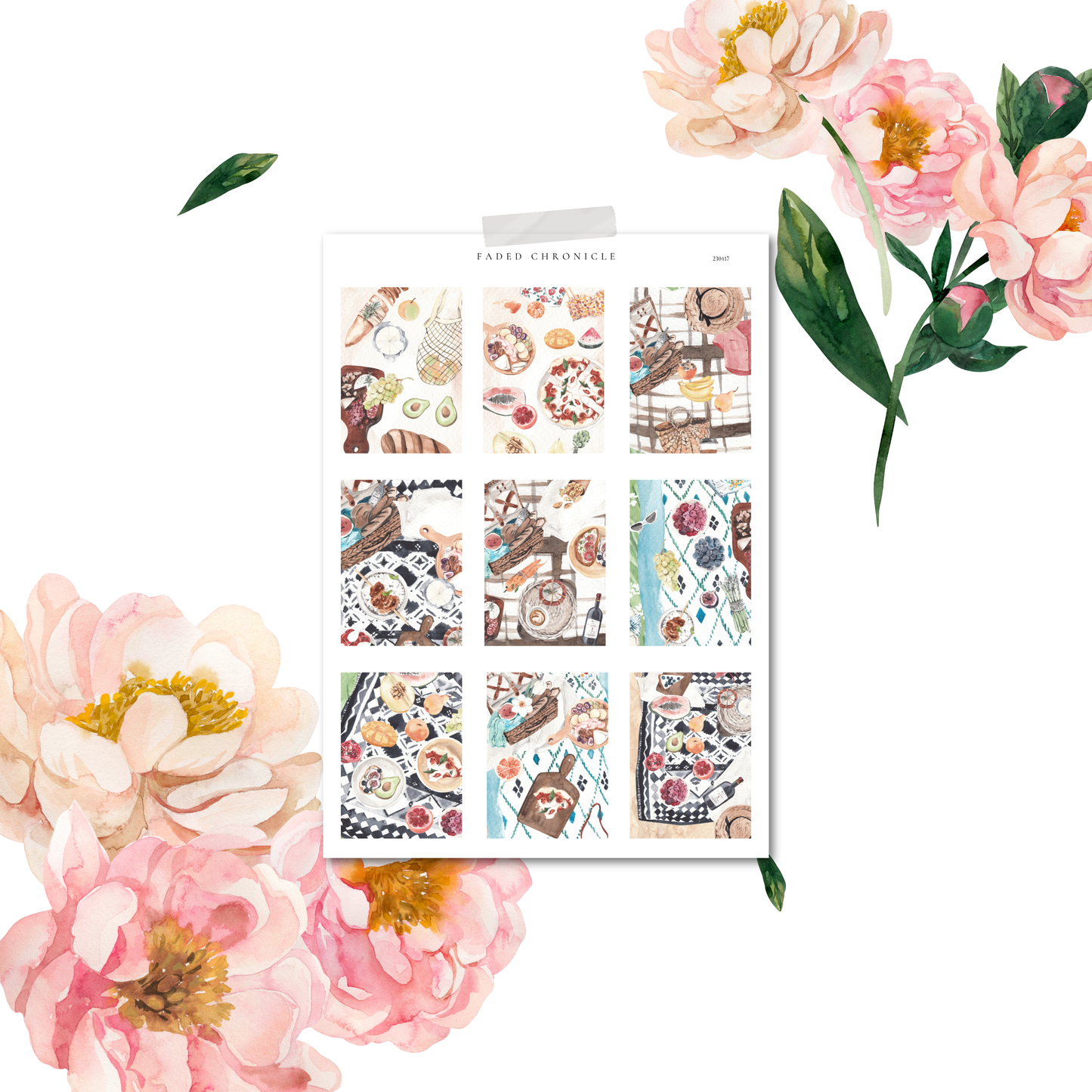 The Sound Of A Summer Garden - Picnic Full Box Sheet