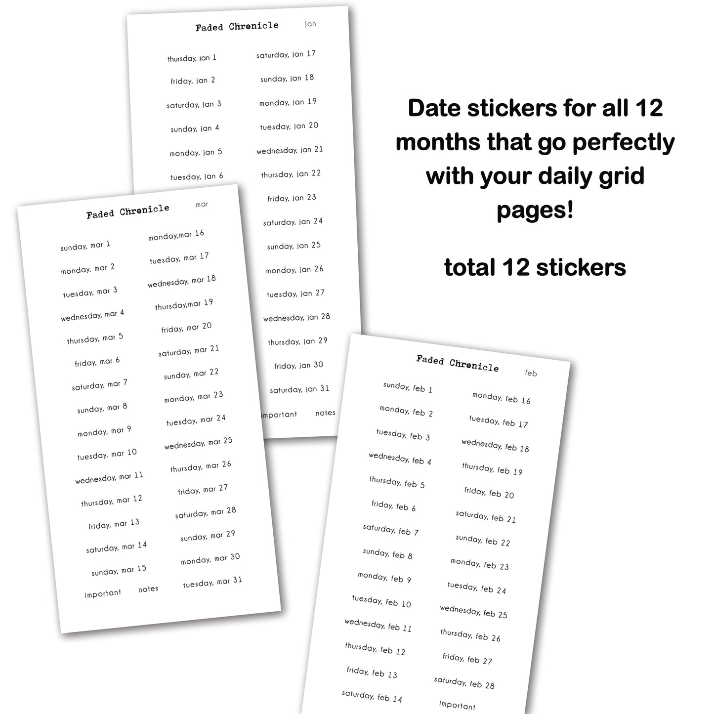 PRE-ORDER | 2026 STICKER BUNDLE