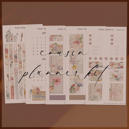 April Stationery Kit Extra - Planner Sticker Kit