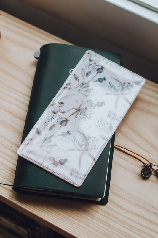 Romantic Dried Flower File Folder - Weeks Size