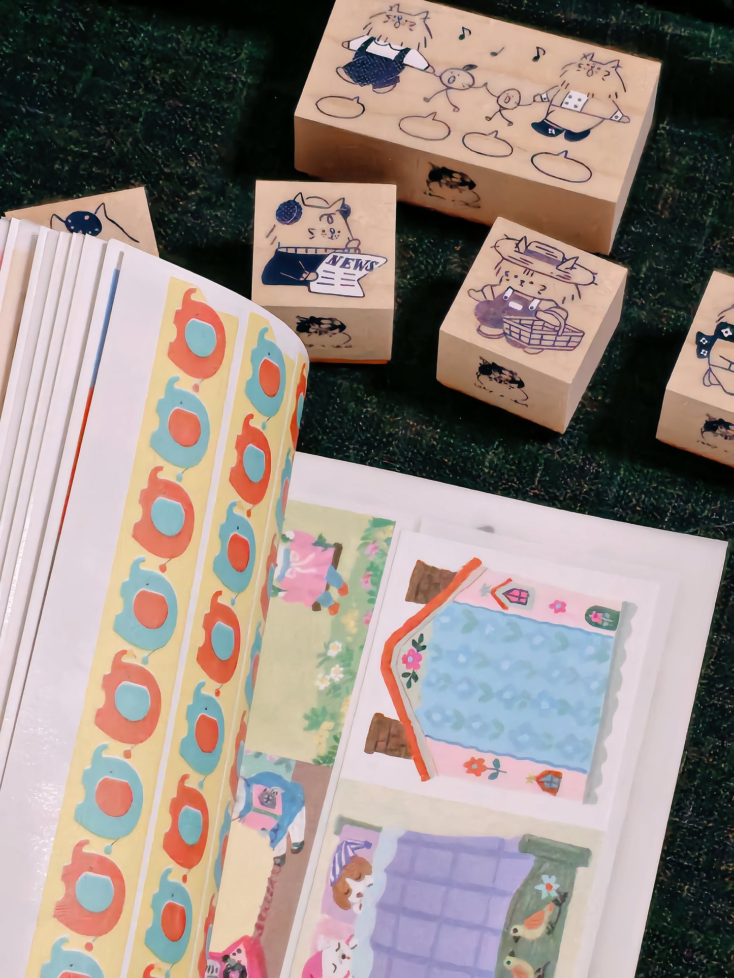 Lazy Home x Idiot Sandwich Stamp Set